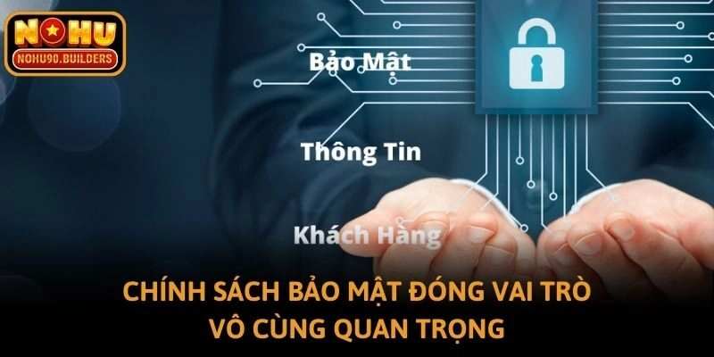 Chính sách bảo mật đóng vai trò vô cùng quan trọng
